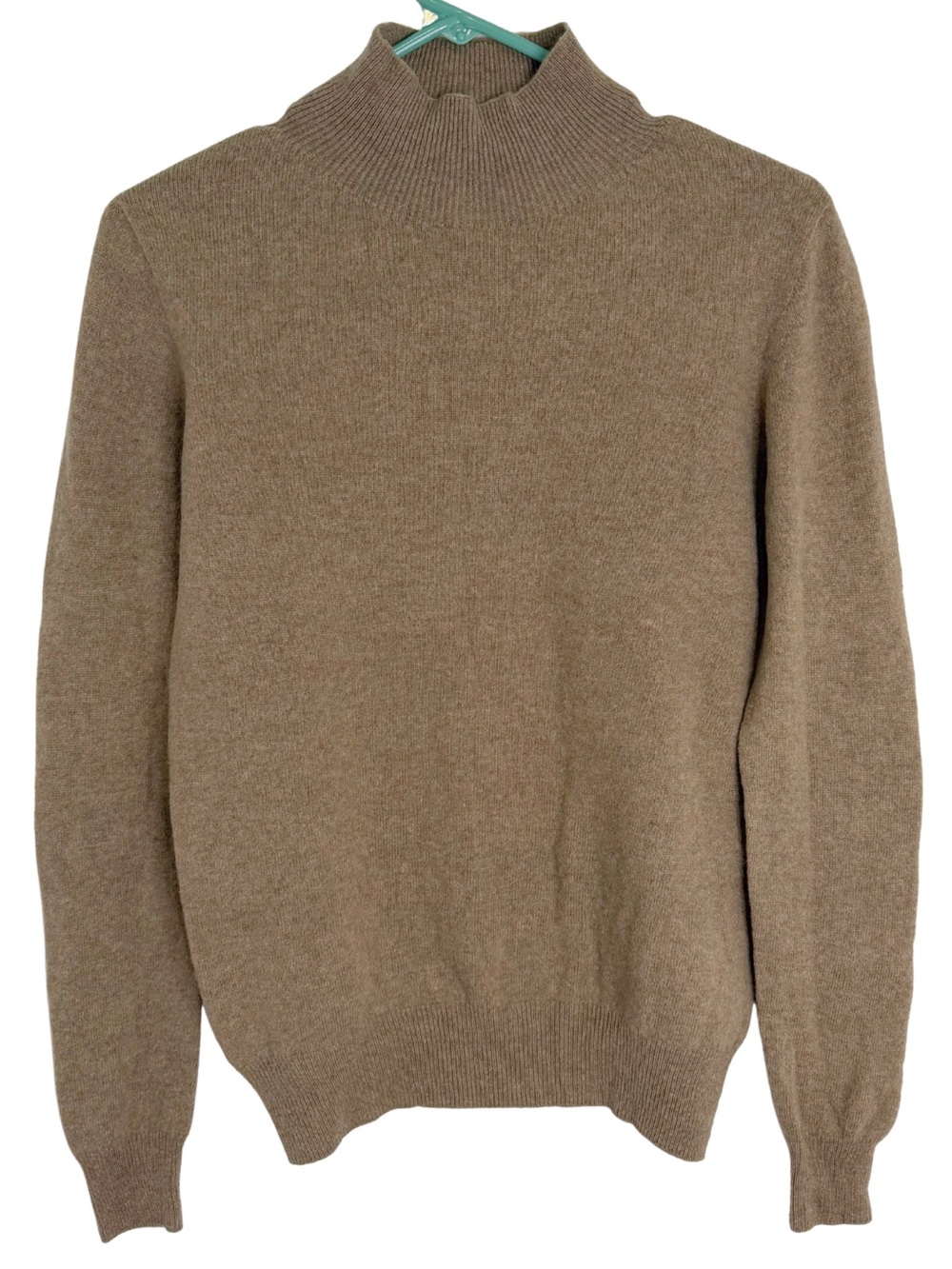 Chanyarn 100% Superfine Merino Wool Brown Lightweight Sweater Size Small